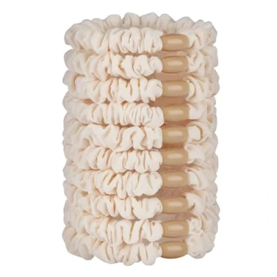 Image de JessLab Élastiques Cheveux, Lot de 10 Soie Satin pour Queue Cheval Doux Sans Dommage Chouchous Cheveux Filles, Femmes,