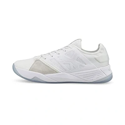 Image de PUMA Mixte Accelerate Turbo Nitro Chaussure de Terrain intérieur, White White, 42 EU