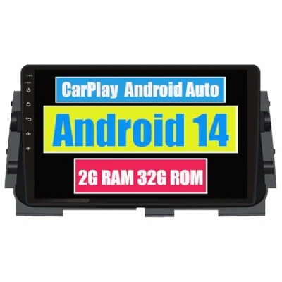 Image de RoverOne Autoradio pour Nissan Kicks 2017 2018 avec Android Lecteur Multimédia Navigation GPS Écran Tactile Bluetooth WiFi USB Mirror Link