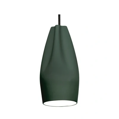 Image de Marset Pleat Box 13 LED Suspension Sombre Vert/Blanc