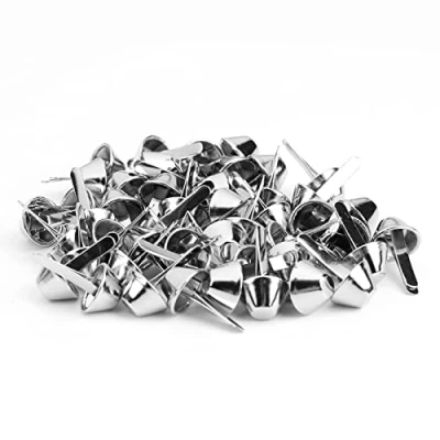 Image de Sheens 50pcs Cuir Artisanat Rivets, Demi Sac à Main cône Pieds Clou Goujon Fournitures d&#039;artisanat pour Sacs Chaussures[ 10mm] Boutons