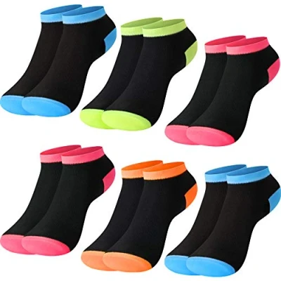 Image de L&amp;K II 12 Paires de Chaussettes baskets Femme Multicolores avec différents Motifs 92281 39 42
