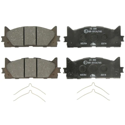Image de ATE 13.0460 5764.2 Jeu de plaquettes frein non préparé pour indicateur d&#039;usure, contact signal d&#039;usure exclu avec accessoires