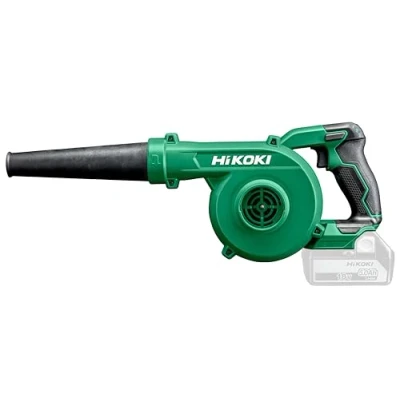 Image de HIKOKI Akku Gebläse + Sauger RB18DC (18V, Förderleistung ohne Düse: 0 3,5 m3/min, Max. Luftgeschwindigkeit (mit Düse): 95m/s, Durchschnitts Luftgeschwindigkeit: 78m/s, Leerlaufdrehzahl: 15000min 1)
