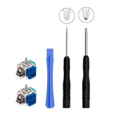 Image de Mcbazel Kit de Réparation 5 en 1 pour Manettes Analogiques Hall Effect Xbox Elite 2, Accessoires Remplacement avec Outil d&#039;Ouverture Compatible la Manette 2