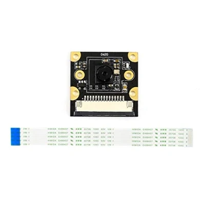 Image de Waveshare IMX219 77 Camera Applicable for Jetson Nano Compute Module 3/3+, 8 Megapixels 3280 x 2464 1/4inch 2.96mm Focal Length Degree Provides 3.3V Power Output