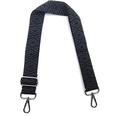 Image de Sac à Main Femmes Bandoulieres Noir, Colorée Sangle Bandouliere Femme Réglables avec Mousqueton Argent 3.8cm Bretelles Larges Accessoire pour Filles DIY, #8