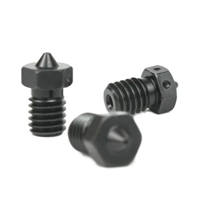 Image de Genuine E3D Hardened Steel Nozzle 0.4mm, 0.6mm Triple Pack for V6 HotEnd 3D Printer (1.75mm, 0.4mm)