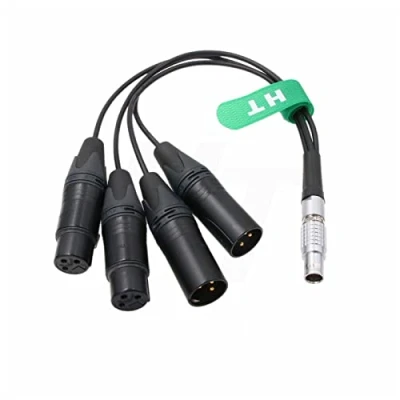 Image de Câble d&#039;enregistrement audio 10 broches vers XLR 3 Breakout pour Atomos Shogun Inferno Ninja Flame Monitor