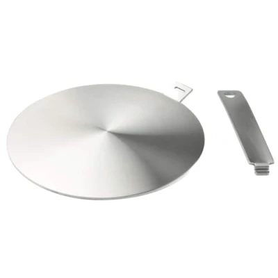 Image de Adaptateur Induction,Disque convertisseur de Plaque Cuisson à Induction, Diffusion Chaleur, avec poignée et Base séparables (24cm)