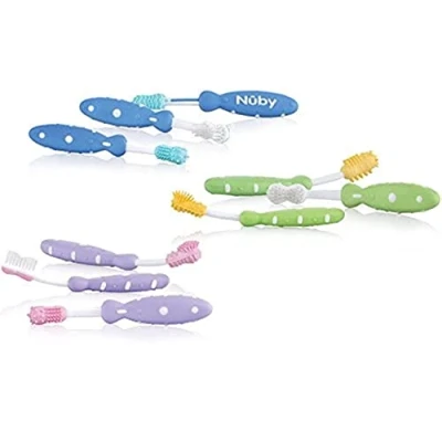 Image de Nuby Brosse A Dents Set 3 Etapes
