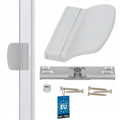 Image de Loqueteau de porte balcon Poignée universelle Gris clair KOTARBAU®