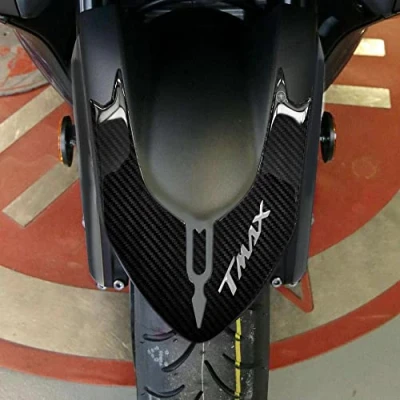 Image de labelbike Autocollant Gel 3D Garde Boue Compatible avec Scooter Yamaha TMAX 530 2017 2019