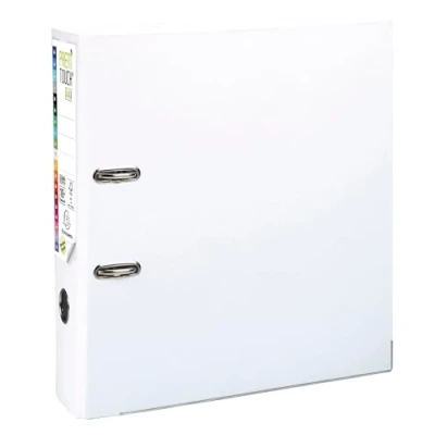 Image de Exacompta Réf. 53348E Carton de 10 classeurs à levier A4 Maxi Prem&#039;Touch Dos 80 mm Mécanique Dimensions extérieures : 32 x 30 8 cm Format classer Coloris Blanc