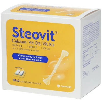 Image de Steovit® Calcium Vitamine D3 K2 84 x 2 comprimés