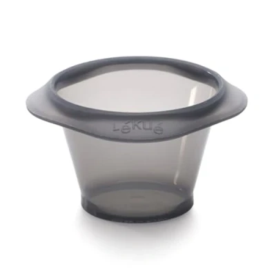 Image de Lékué Moules pour fondant au chocolat en silicone lot de 6 Noir