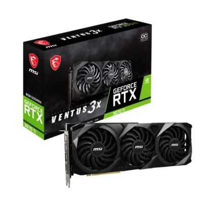 Image de MSI RTX 3070 Ti Ventus 3X 8G OC Carte Graphique NVIDIA GeForce 8 Go GDDR6X Gris