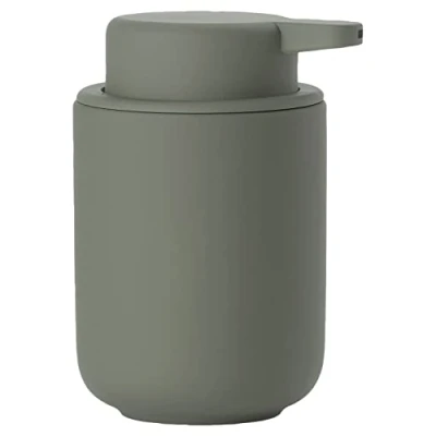 Image de Zone Denmark Ume Distributeur de Savon, 8,3 x 12,8 cm, 0,25 litres, Vert Olive
