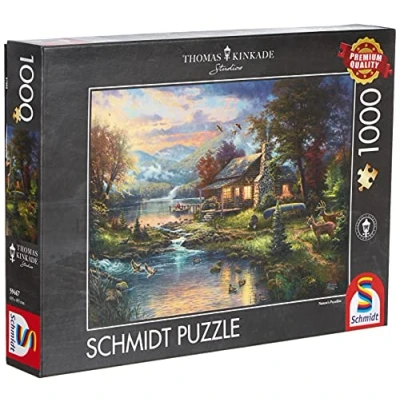 Image de Schmidt Spiele 59467 Puzzle Classique Dans Le Paradis Naturel 1000 Pièces