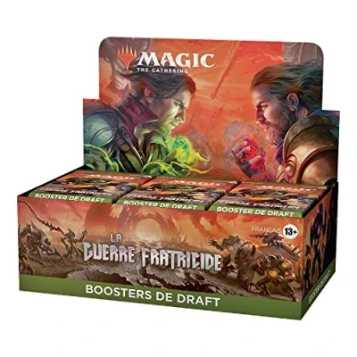 Image de Magic The Gathering Boîte de boosters Draft La Guerre Fratricide, 36 (Version Française) D0323101 Multicolore