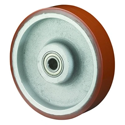 Image de BS Roulettes de roue en polyuréthane, corps fonte, Roulement à billes, 250 mm, C10.250