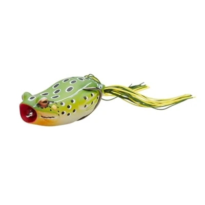 Image de Savage Gear Leurre de surface 5,5 cm 15 g Hop Popper Frog Floating Couleur : noir