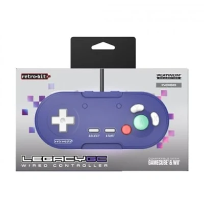 Image de Retro Bit Legacy GC Wired Controller for Gamecube &amp; Wii Indigo