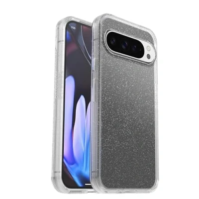 Image de OtterBox Symmetry Clear Coque pour Google Pixel 9 Pro XL, Anti Chute, Protection Fine, supporte 3 x Plus de Chutes Que la Norme Militaire, Stardust/Transparent