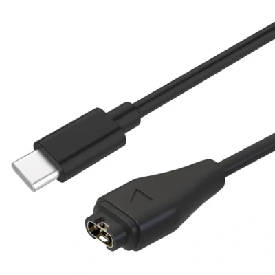 Image de PHONILLICO Chargeur Cable usb c Compatible avec Garmin Fenix 8 E 7 7S 7X 6 6S 6X 5 5S 5X Forerunner 935 945 955 965 45 45S 245 255 265 165 Approach S10 S40 S60 X10 Quatix Vivomove Vivosport Instinct