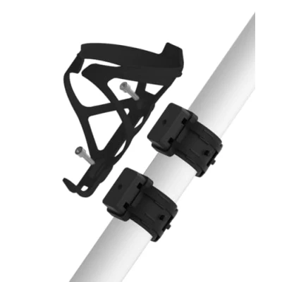 Image de ZEFAL Pack Pulse B2 et Gizmo Porte Gourde Premium Robuste avec Un Support Adaptateur pour Monter Le Bidon sans Vis, Noir