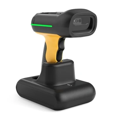 Image de Inateck Scanner de Codes Barres Industriel sans Fil, 2D QR avec Base Charge Intelligente, IP67 Étanche et Anti poussière, Batterie 2600mAh, Manuel App &amp; SDK, BCST 75S