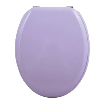 Image de Abattant WC MDF CLÉO Lavande Charnières Inox Violet MSV