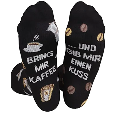 Image de TODO Chaussettes avec motifs amusants , multicolores, colorées, loufoques, pour exprimer votre joie de vivre, 43 46