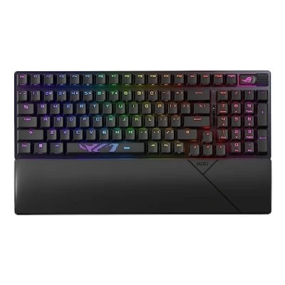 Image de ROG Strix Scope II 96 Wireless clavier USB + RF Bluetooth AZERTY, Noir Neuf