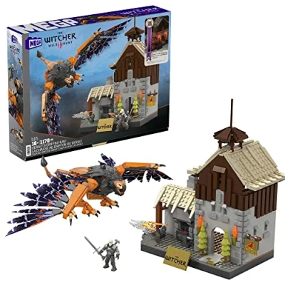 Image de MEGA Coffret Jeu De Construction The Witcher La Chasse Au Griffon Geralt, 1 Mini Figurine Articulée Et Accessoires, 431 Pièces, À Collectionner, Jouet Adulte, A Partir 16 Ans, HDL28