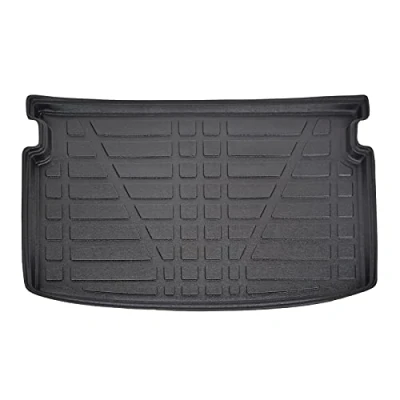 Image de Tapis de Coffre Sur Mesure Pour VW Golf 8 depuis 2020, Noir, Antidérapant, Toutes Saisons, Adapté Animaux Compagnie