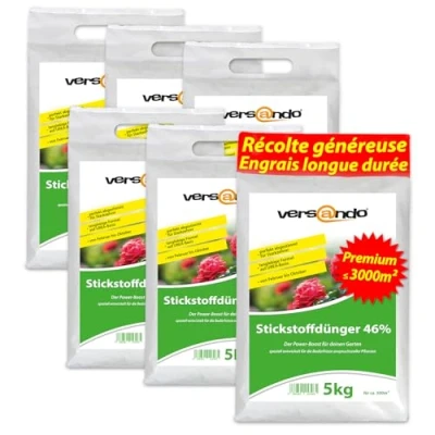 Image de versando 30kg d&#039;engrais urée UREA 46% d&#039;azote pour env. 1200m² toutes les cultures de jardin février à octobre