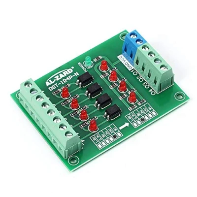 Image de Module d&#039;Alimentation, 4 Bit Convertisseur de Tension Optocoupleur Isolateur Board PLC Niveau Signal