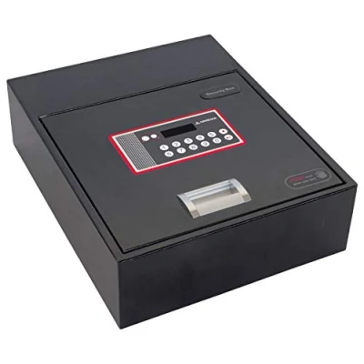 Image de ARREGUI Basa 20000 S7 Coffre fort à cacher pour armoire, ouverture code électronique, 11 x 31 38 cm, L Noir