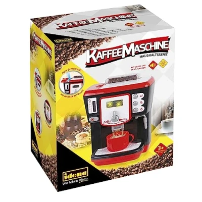 Image de Idena 40243 Jouet Machine à café avec Effets sonores et Lumineux, Appareil de Cuisine pour Enfants différentes Fonctions, 40234, Multicolore, s