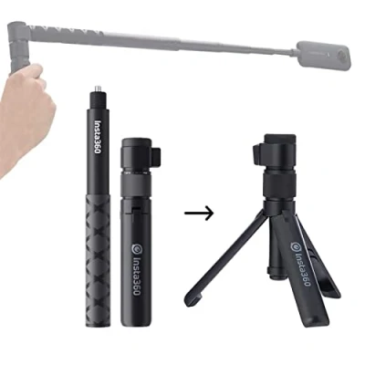Image de Perche à Selfie et trépied pour Appareil Photo Insta360 Bullet Time, Compatible avec X3/One X2/One RS/One R/One Accessoires