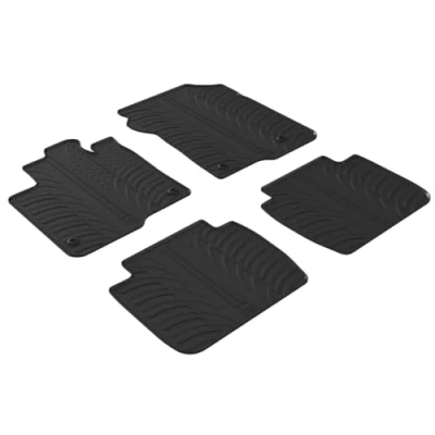 Image de Gledring Set Tapis de Caoutchouc Compatible avec Honda ZR V eHEV 2023 (T Profil 4 pièces + Clips Montage)
