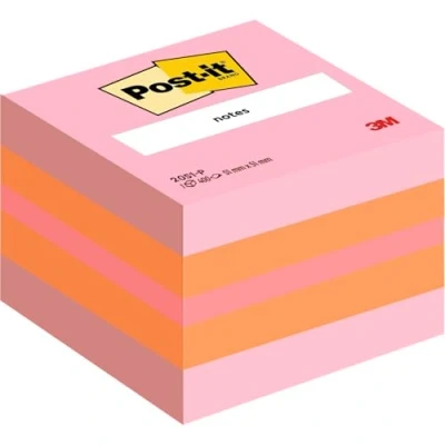 Image de Post It Seau Notes 400H 2051 P, Rose Néon, 51 mm x
