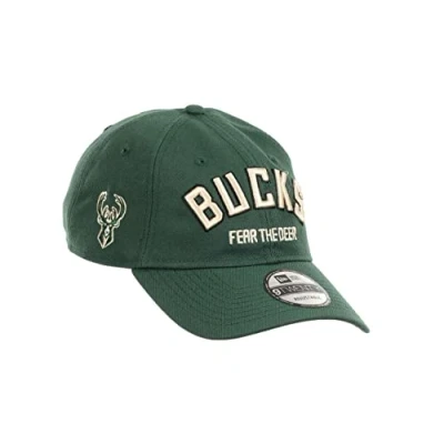 Image de New Era Milwaukee Bucks NBA Team Green 9Twenty Unstructured Strapback Cap One Size