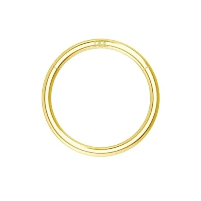 Image de OUFER Piercing Nez Or 14K Helix Boucle d’Oreille Cartilage 16G Hoop Articulé Clicker Segment Anneau Conch Tragus Bijoux Corps Femme Homme