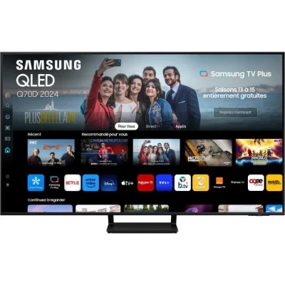 Image de SAMSUNG 75Q70D TV QLED 75 (190 cm) 4K UHD 3840x2160 120 Hz Quantum HDR Gaming HUB Smart 4xHDMI WiFi