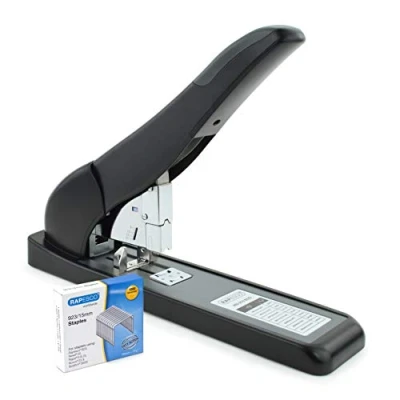 Image de Rapesco 1551 ECO HD 210 Agrafeuse Très Grande Capacité avec 1000 Agrafes Usage Lourd de Type 923 15 mm, Noir