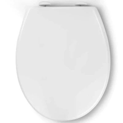 Image de Pipishell Abattant WC, Lunette WC fermeture en Douceur, Dégagement Rapide à Un Bouton et Charnière Réglable, Cuvette Toilette Forme de O