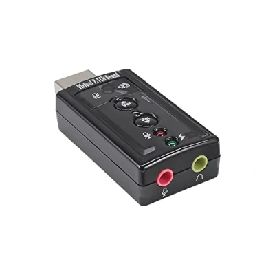 Image de Carte son INLINE 33051C 7.1 USB Sortie jack haut parleur/casque : 1