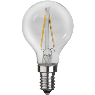 Image de STAR TRADING Ampoule goutte LED E14 P45 2 W 2 700 K filament